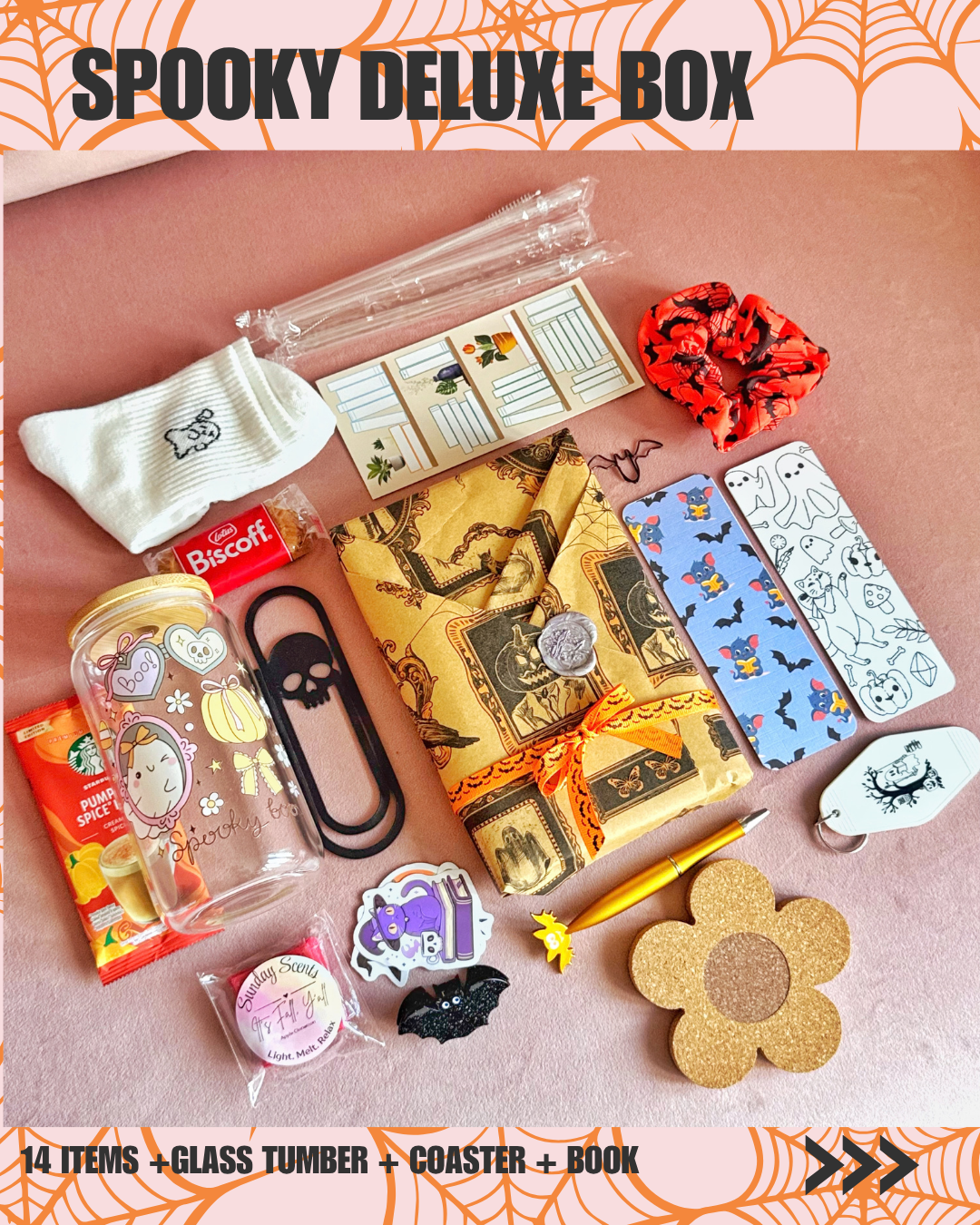 Spooky But Cute Blind Date with a Book – Mystery Book & Bookish Gift Box