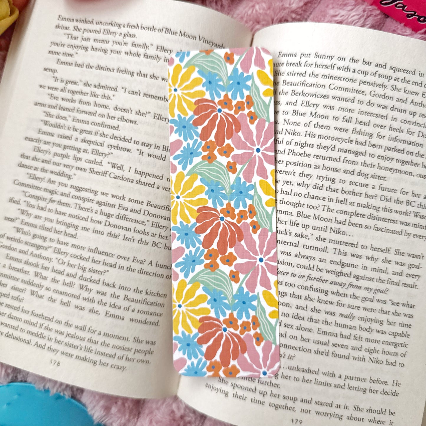 bookish floral bookmark collection