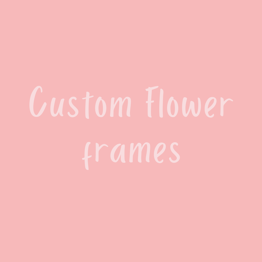 Flower Shadow Box Frame