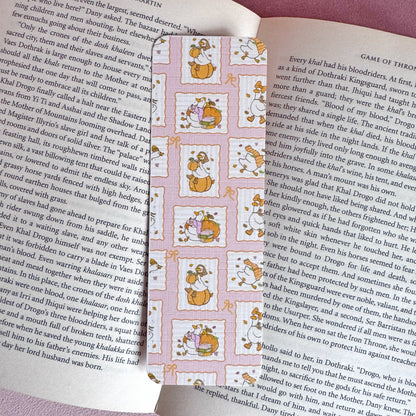 Autumn Bookmarks – Handmade Linen Bookmarks for Book Lovers