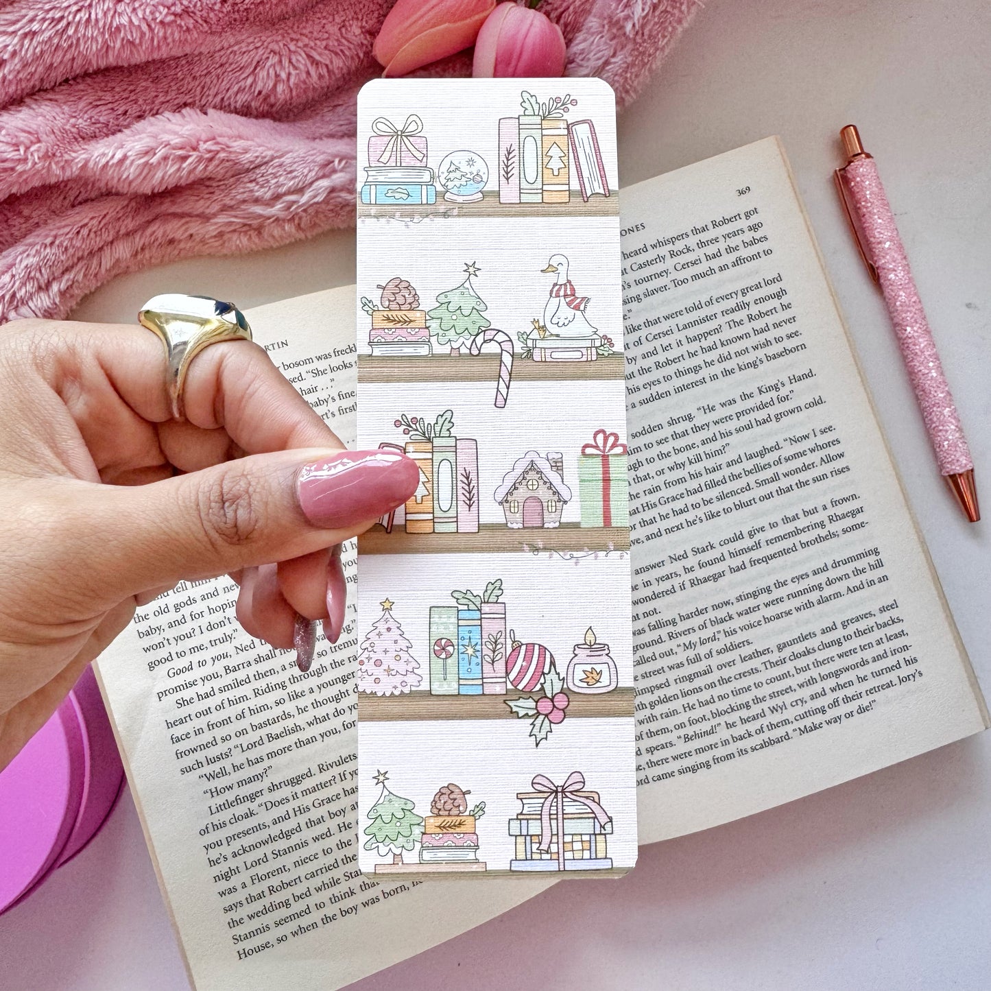 Cozy Christmas Bookmarks – Cute Bookish Holiday Designs for Readers