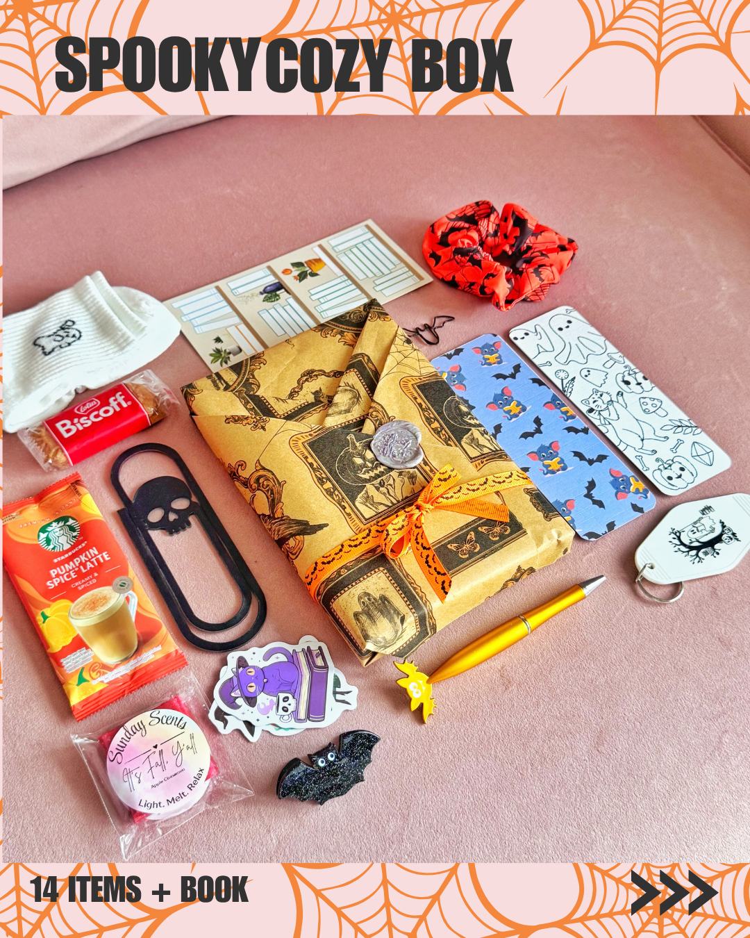 Spooky But Cute Blind Date with a Book – Mystery Book & Bookish Gift Box