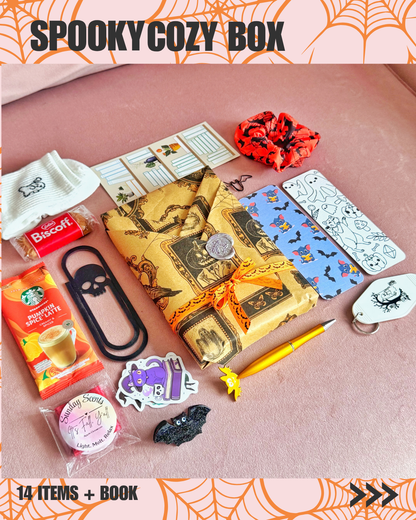 Spooky But Cute Blind Date with a Book – Mystery Book & Bookish Gift Box