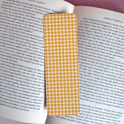 Autumn Bookmarks – Classic Autumn Patterns Handmade Linen Fall Bookmarks