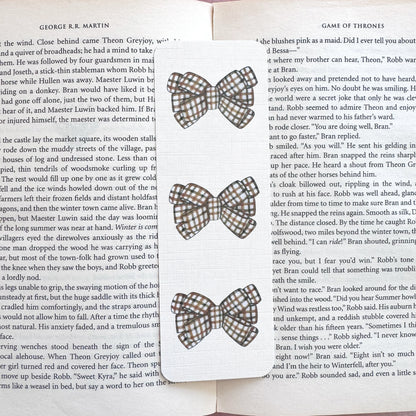 Cozy Autumn & Fall Linen Bookmark Collection – Double Sided Bookmarks for Readers