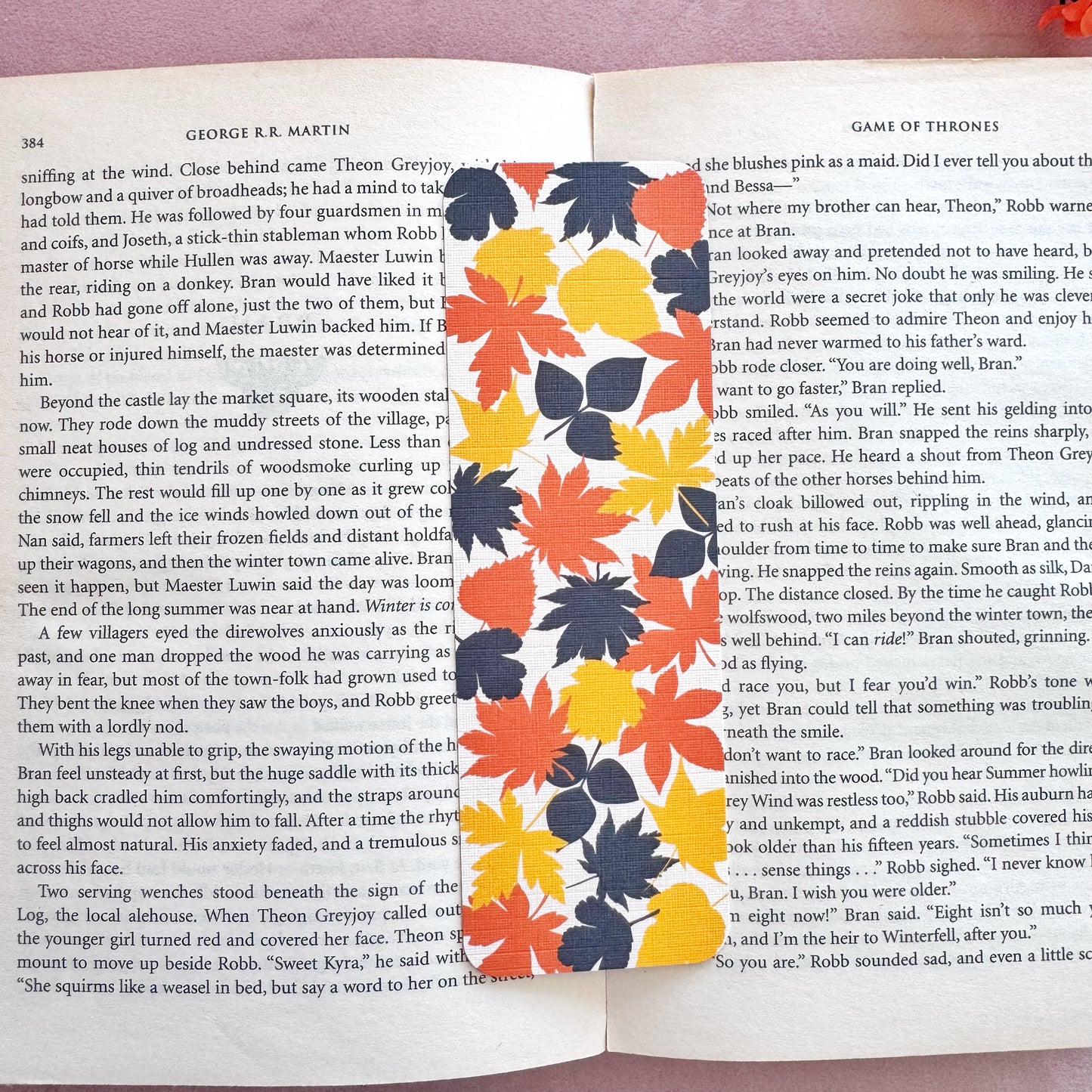 Cozy Autumn & Fall Linen Bookmark Collection – Double Sided Bookmarks for Readers