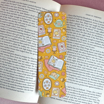 Autumn Bookmarks – Handmade Linen Bookmarks for Book Lovers