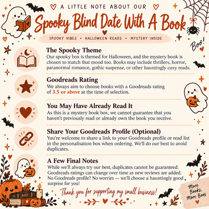 Spooky But Cute Blind Date with a Book – Mystery Book & Bookish Gift Box