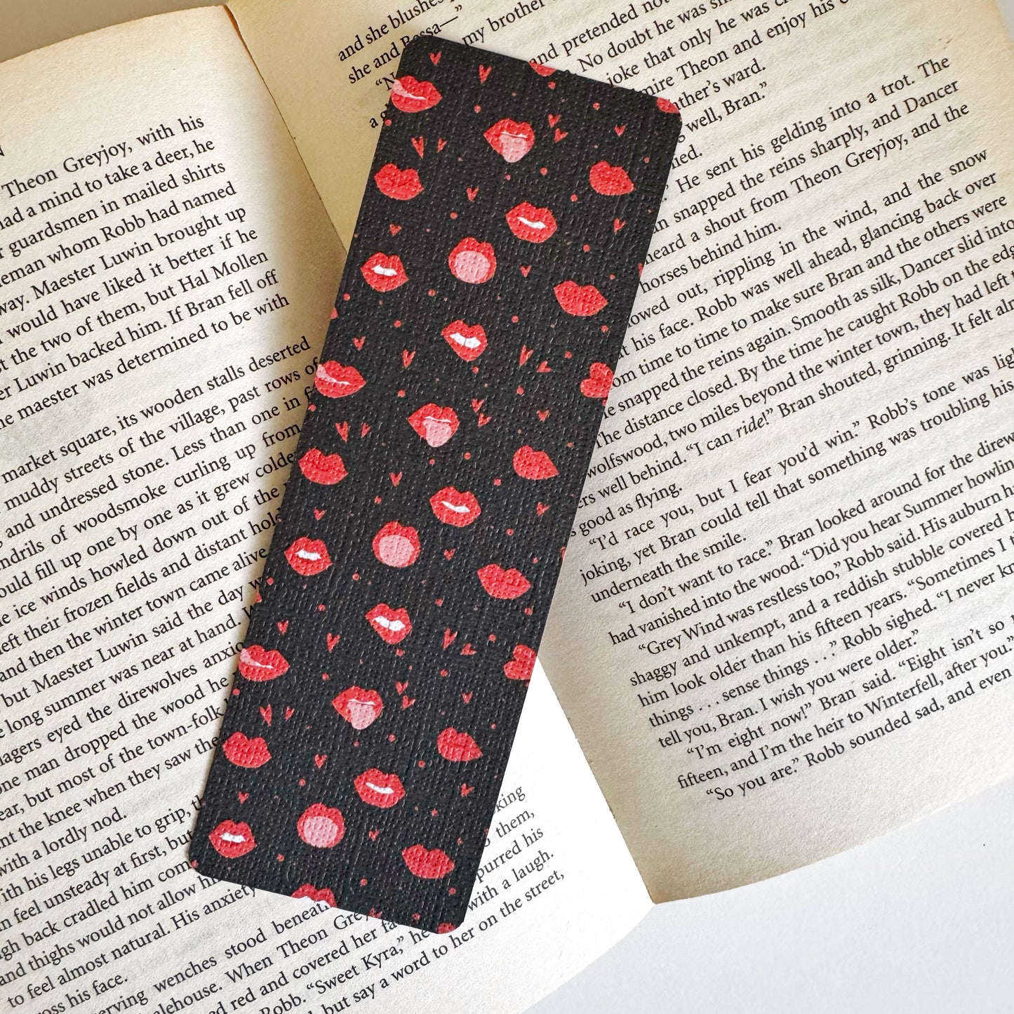 Romance & Spicy Bookmarks – BookTok Inspired Linen Bookmark for Readers