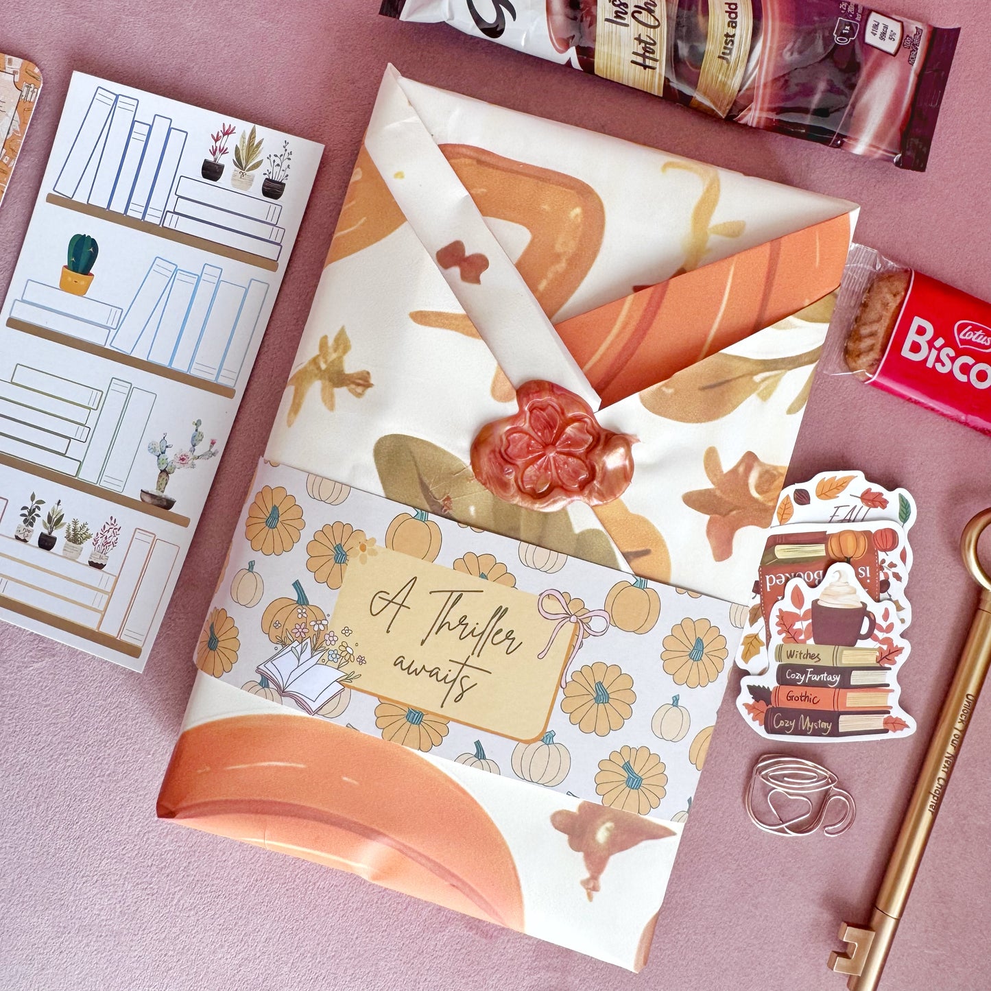Cozy Autumn Blind Date with a Book – Mystery Book & Bookish Gift Box