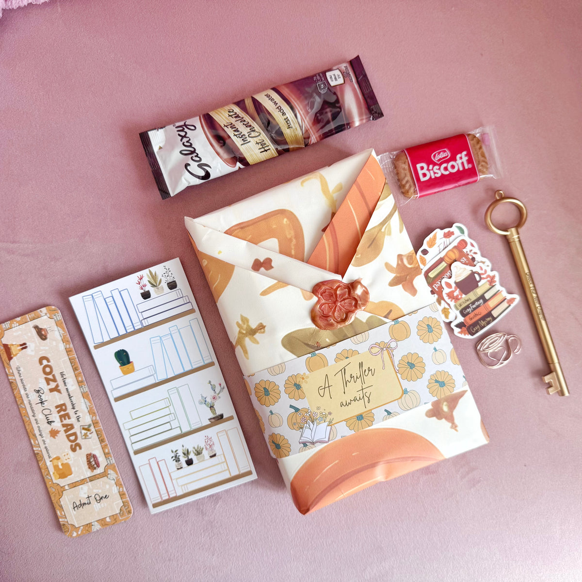 Cozy Autumn Blind Date with a Book – Mystery Book & Bookish Gift Box