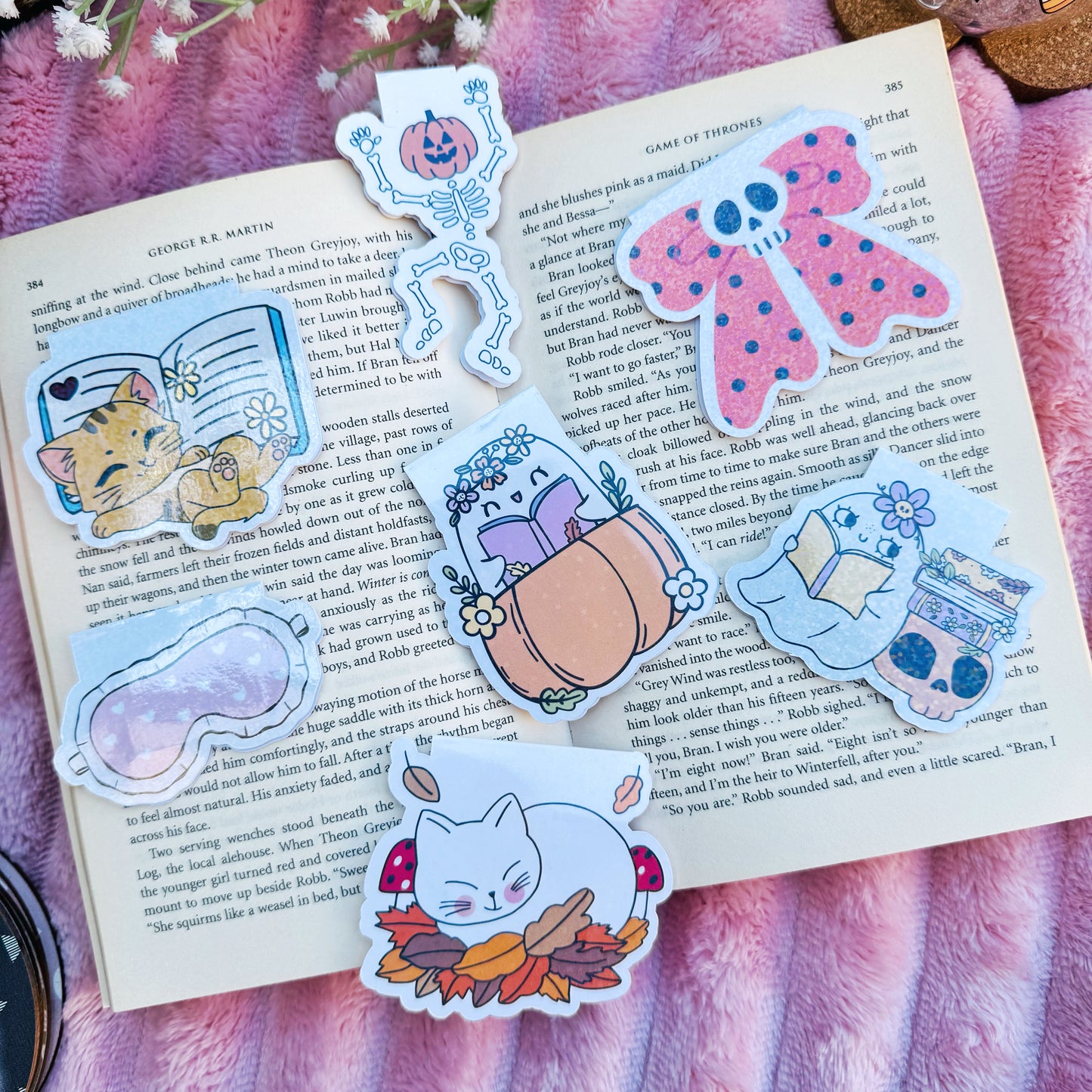 Spooky Halloween Magnetic Bookmarks – Bookish Gifts for Readers