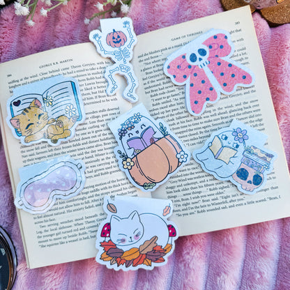 Spooky Halloween Magnetic Bookmarks – Bookish Gifts for Readers