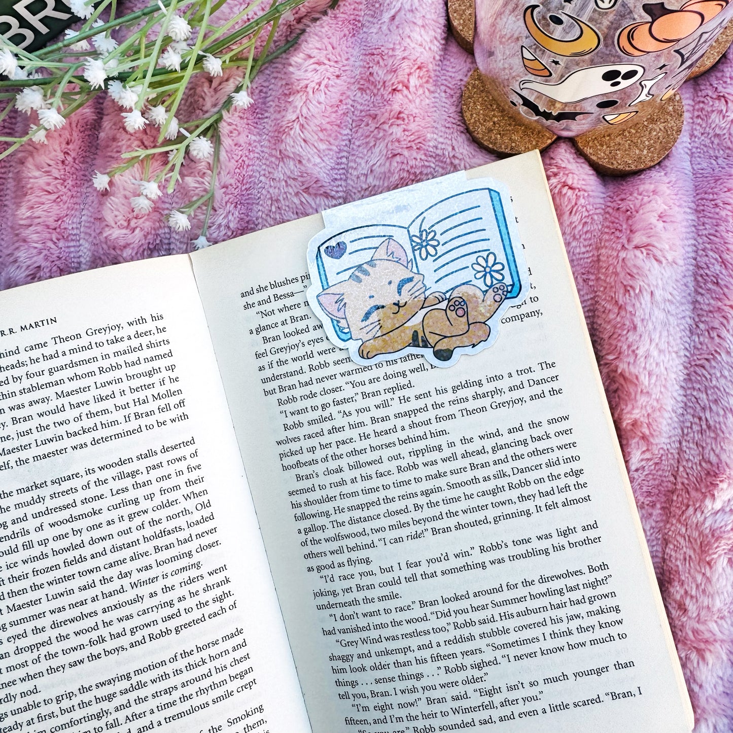 Cozy Autumn Magnetic Bookmarks – Bookish Gifts for Readers