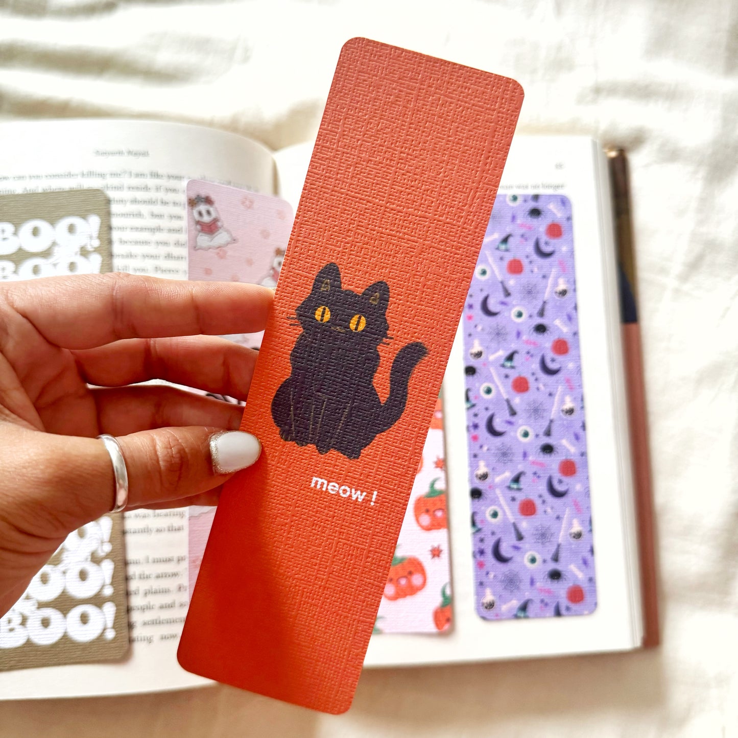 Spooky Halloween Bookmark Collection UK – Bookish Gifts for Readers