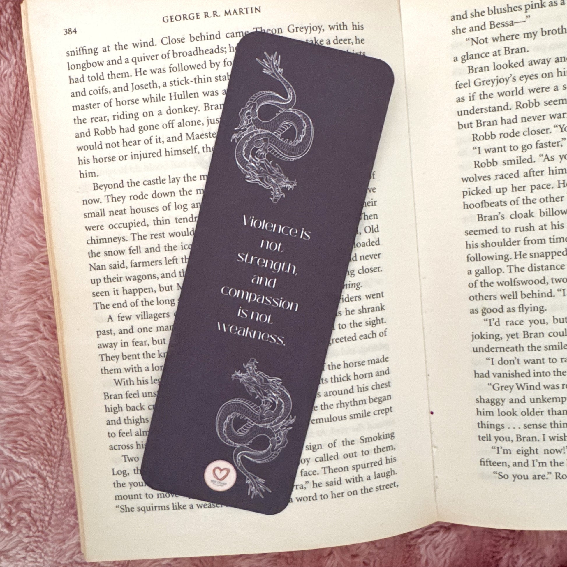 aesthetic dragon bookish bookmark
