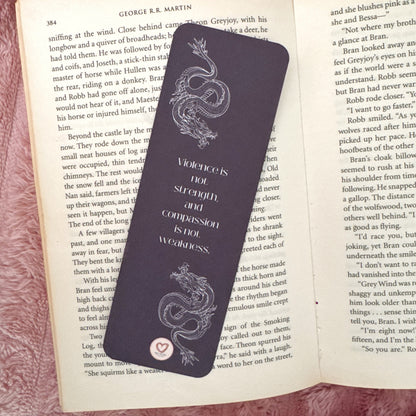 aesthetic dragon bookish bookmark