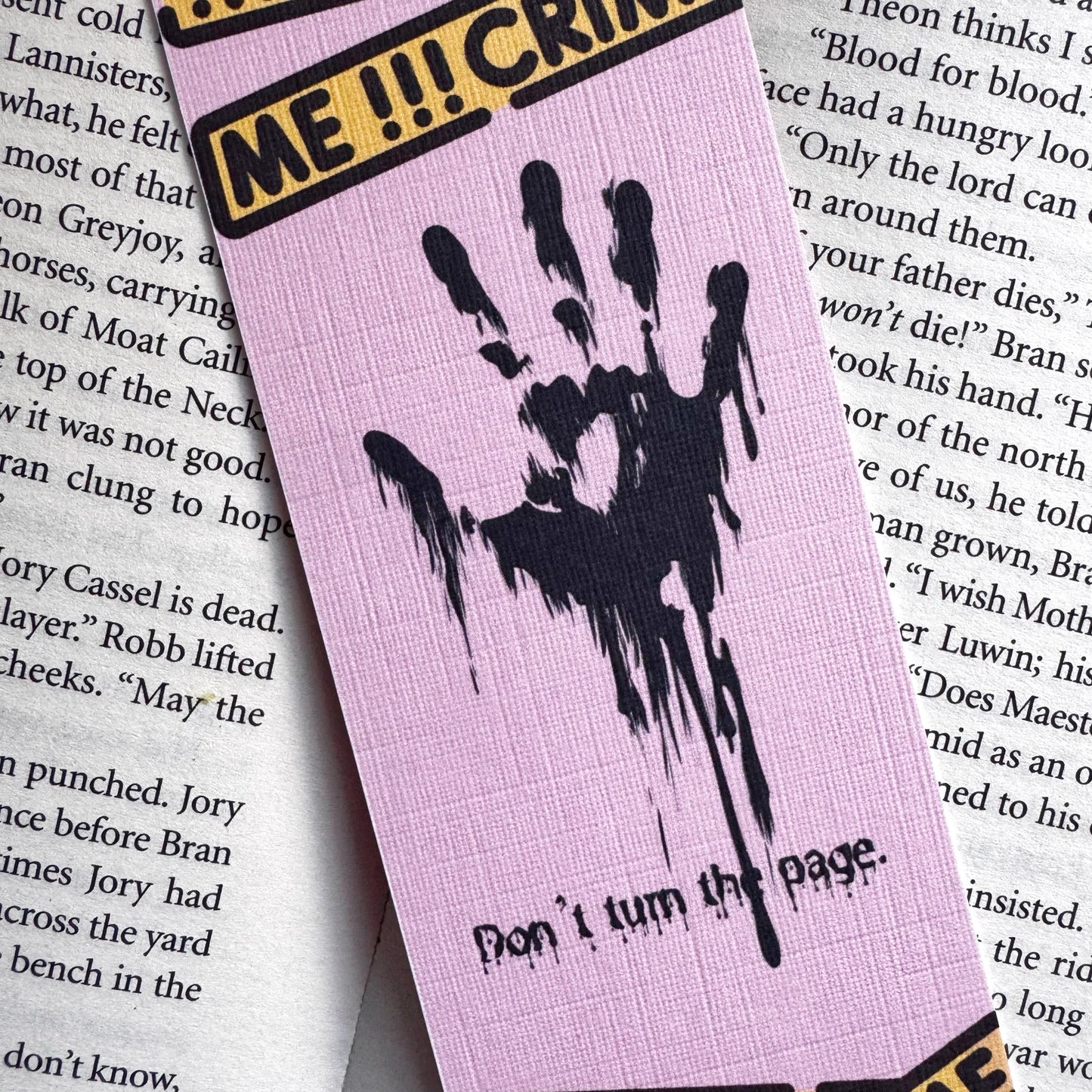 aesthetic suspense reader bookmark accessory