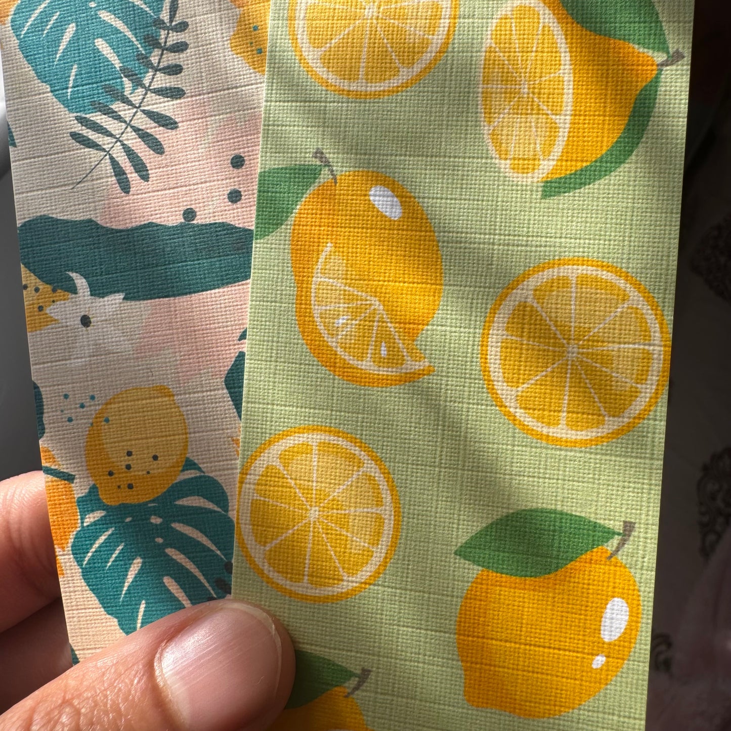 cute lemon bookmark gift for readers