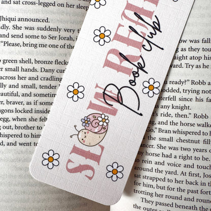daisy floral bookmark for readers and book lovers
