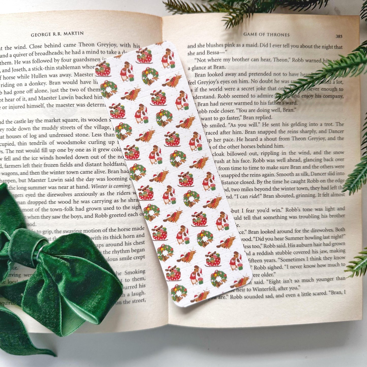 festive bookmark stocking filler uk