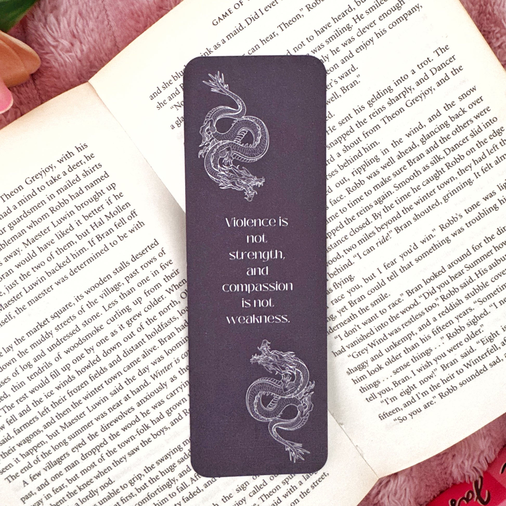 fourth wing quote bookmark 2 x 6 inches