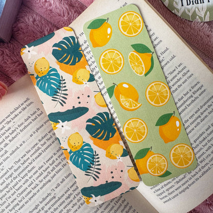 green leaves bookish bookmark for readers