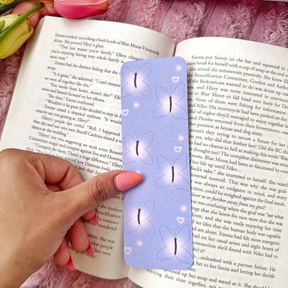spring reading bookmark butterfly design